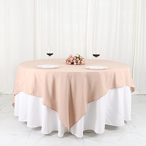 90x90" SQUARE POLYESTER Tablecloth Cheap Table Linens Decorations WHOLESALE SALE - Picture 2 of 10