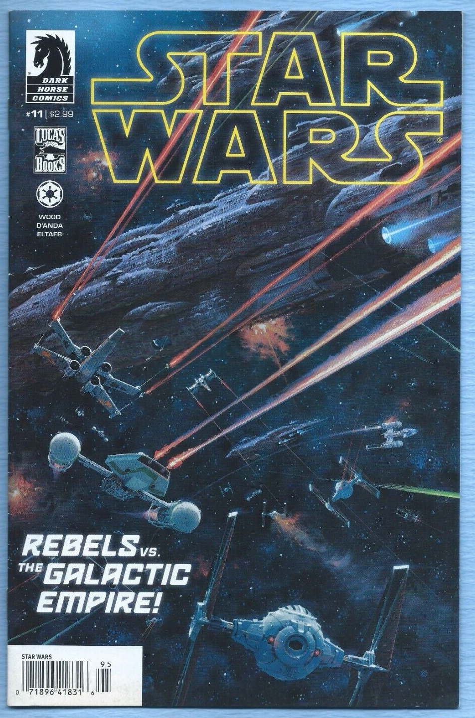 Star Wars #11 The Rebellion Rare Newsstand Edition Variant Comic Dark Horse 2013