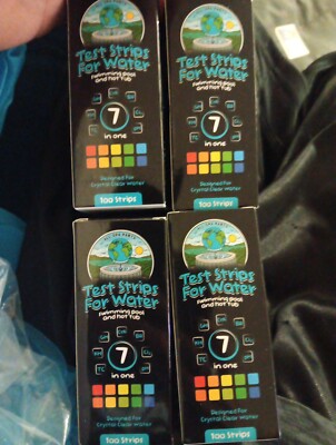 (400 Total) 7-in-1 Pool & Spa Test Strips - (4 Boxes Of 100 Strips)