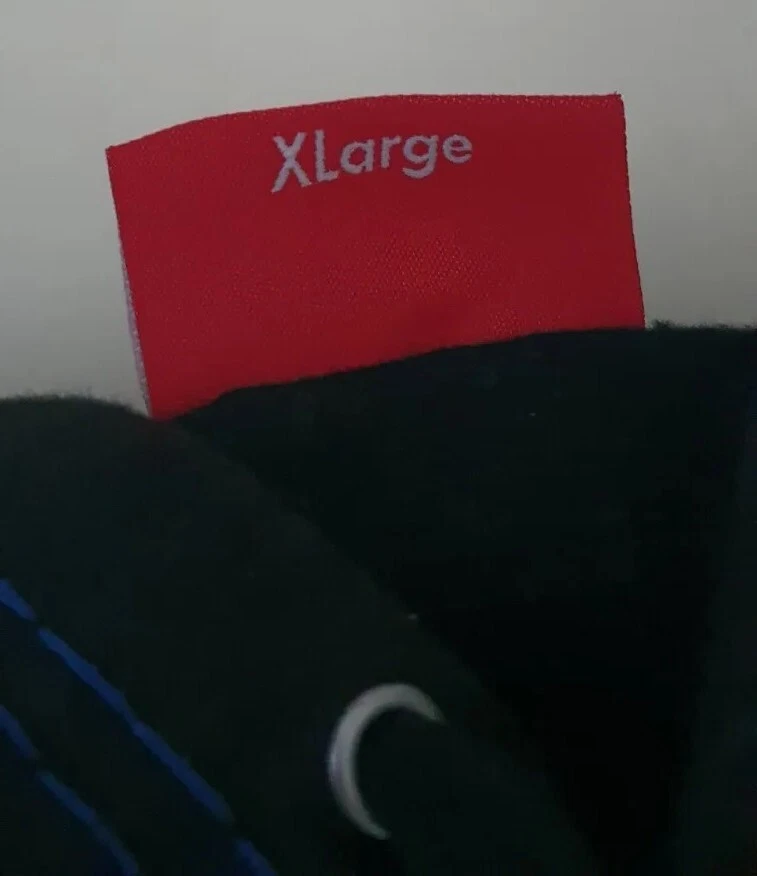 Felpa con cappuccio FW20 Supreme Big Stitch taglia XL felpa nera