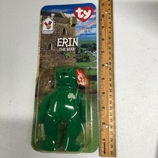 Erin The Bear-1999 McDonalds Ty Beanie Baby with Rare Errors 1993, OakBrook Rare