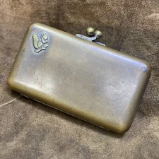 Wallet Brass Antique Coin Purse From The Early 20th Century