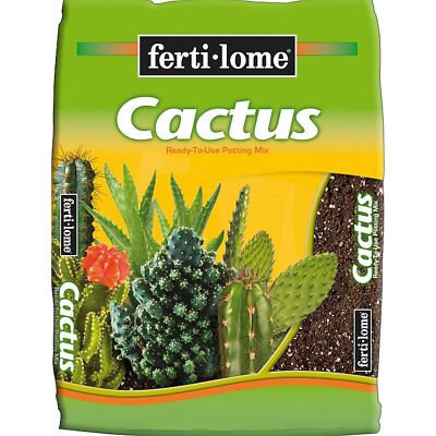 Fertilome Cactus Planting Mix Potting Soil, 16 Quart Bag