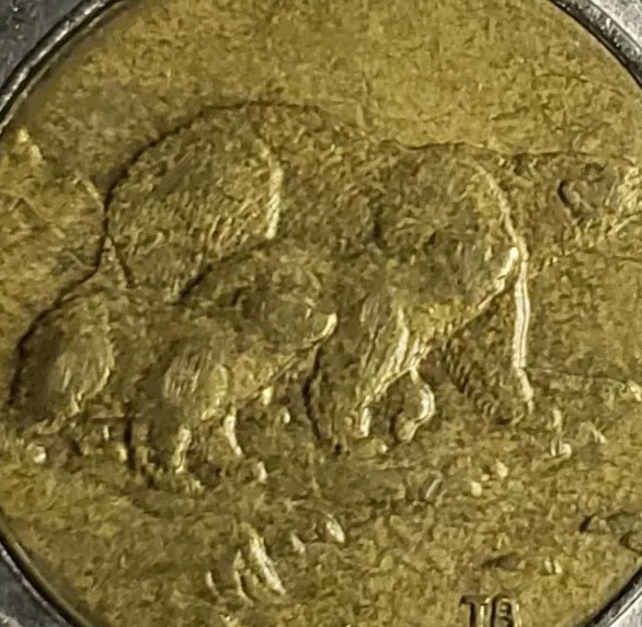 2000 Canadian Double Strike Error $2 Knowledge Toonie 3 Polar