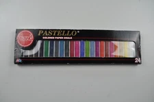 Prang PASTELLO Art Colored Paper Chalk 24 Assorted Colors USA Made