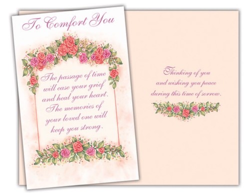 Sympathy - To Comfort You Time Of Sorrow 5”x7.75" Stockwell Greeting Card - Picture 11 of 13