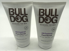 Bulldog Skincare For Men, Oil Control Face Scrub, 4.2 fl oz NEW Set of 2