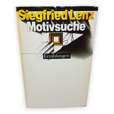 Motivsuche Lenz Siegfried Erzählungen 1988 Erstausgabe Aufbau Verlag Berlin Buch