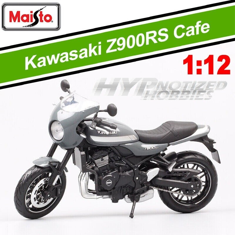 ミニカー Maisto Kawasaki Z800RS Cafe 1/12 Kawasaki Z900RS Cafe Gray 1/12 Diecast Motorcycle Model by