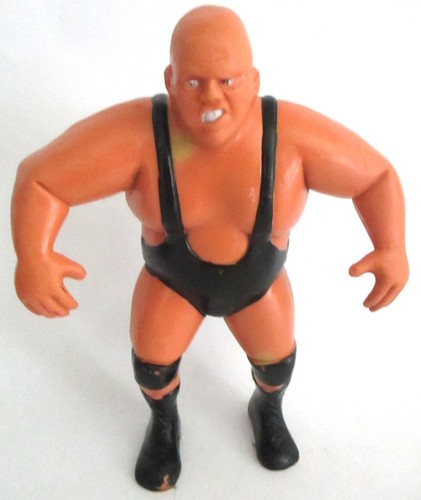 Vintage 1985 Titan LJN WWF King Kong Bundy 8 Actio...