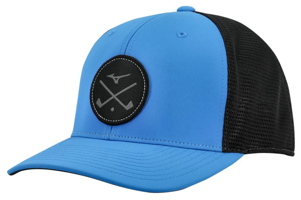 ★XTONZ★ XTA071 Noise Stud Mesh Cap BLUE Mizuno Crossed Clubs Meshback Adjustable Golf Hat | eBay