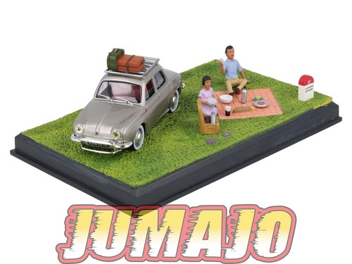Cadre Photo Voiture Renault Ondine 1/43 – Bois Multicouleur 3 Photos