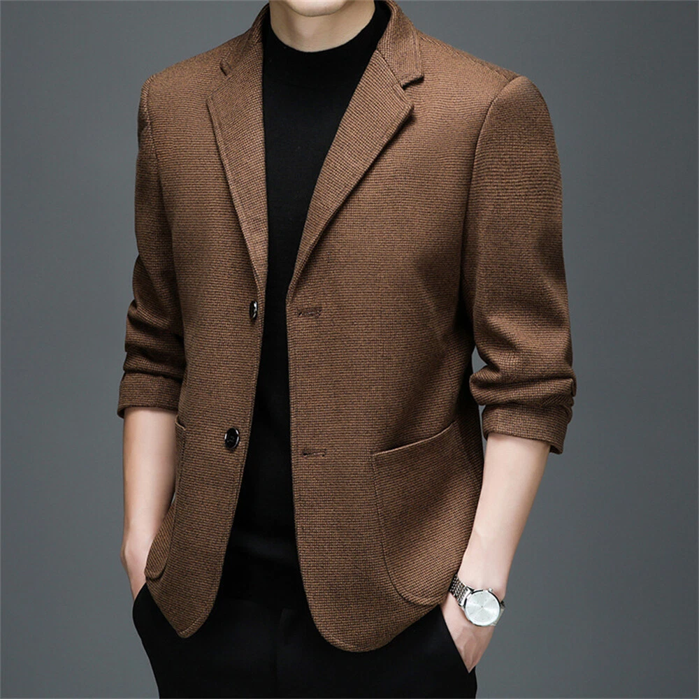 Men Formal Work Blazer Jacket Business Casual Button Slim Fit Suit Coat Tops
Opens in a new window o