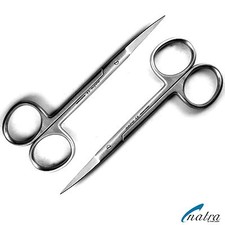2x IRIS Scissors 4.5'' / 11.5 cm Serrated Surgical Dental Surgery Gum Piercing