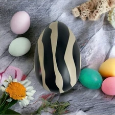 NIB GAVA Fillable Tin Easter Egg Reusable Empty Easter Egg Easter Hunt Container