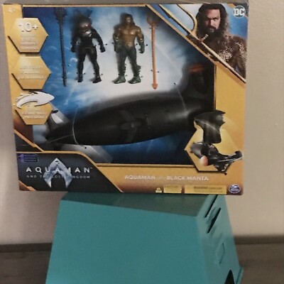 DC Aquaman & the Lost Kingdom AQUAMAN vs. BLACK MANTA Battle Set New 2 Avail.