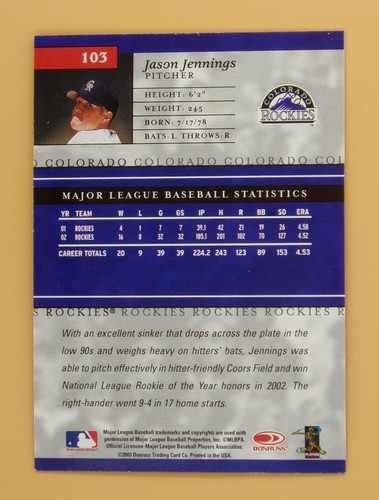 2003 Donruss Elite Baseball - Pick Your Card - Picture 189 of 345