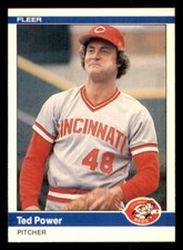 1984 Fleer #478 Ted Power Cincinnati Reds