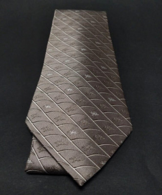 Vintage Silk Tie Saab JAS 39 Gripen Aircraft Plain Design Marija Kurki
