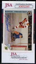 Marcel Pronovost JSA Coa Signed 1992 Ultimate Detroit Tribute Autograph