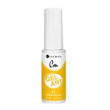 LeChat Gel Art CMG21 Design Yellow 0.33oz