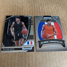 KILLIAN HAYES RC 2020 Prizm #12 & Global Prospects #96 Basketball Cards (c6)