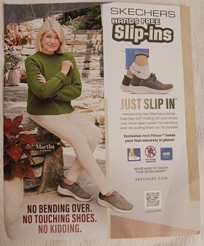 Kikkoman Soy Sauce & Skechers Hands Free Slip In Shoes W Martha Stewart 2023 Ads - Picture 2 of 2