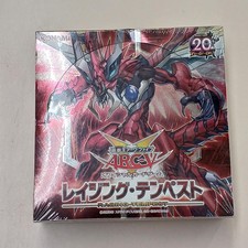 Raging Tempest BOX Model No. Unopened with Shrink Yu Gi Oh