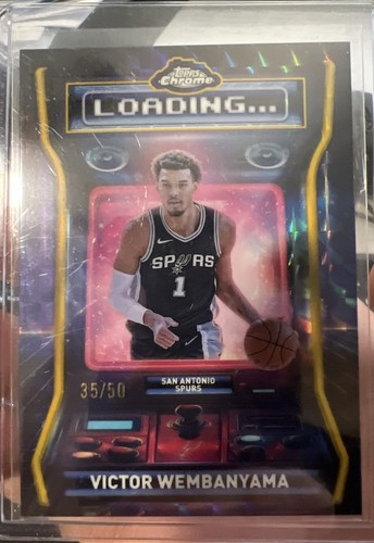 Victor Wembanyama [Refractor Gold] #LD-2 2025 Topps Chrome Loading card