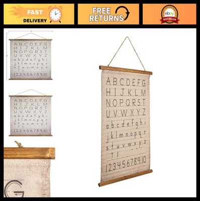 Alphabet & Numbers Wall Décor - Creative Home Decor for Kids' Rooms, Nursery Art