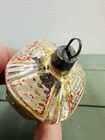 Antique VTG Glass Embossed Multi Outdent BIRD HOUSE Christmas Ornament Germany — photo 4