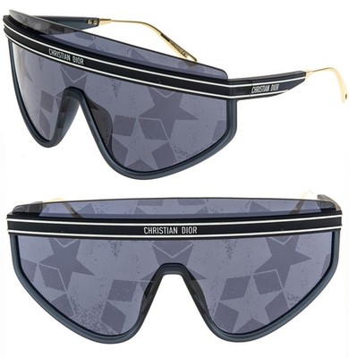 CHRISTIAN DIOR CLUB Blue Mirror Star Print Oblique DIORCLUB M2U Sunglass CD40079
