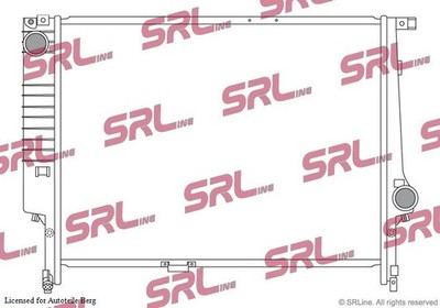 SRLine Wasserkühler für BMW 3 E36 325TDS Neu
