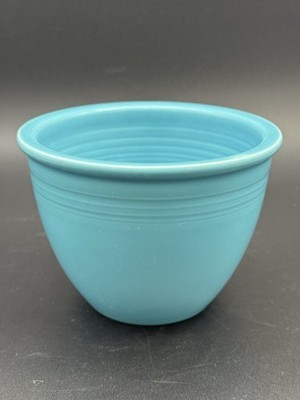 Vintage Fiesta Ware #1 Mixing / Nesting Bowl Turquoise Blue Fiestaware As Found