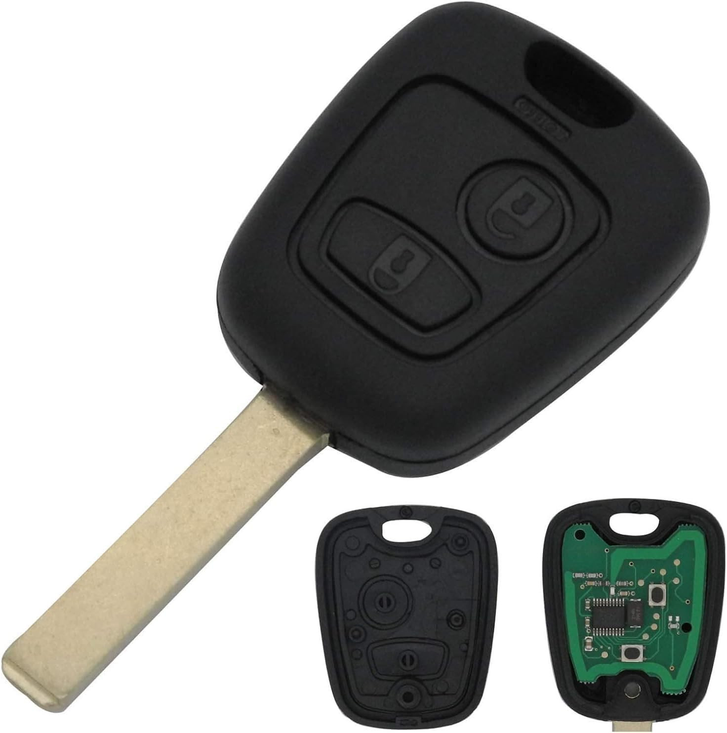 Chiave Completa Peugeot 107 207 307 Programmazione Plip Elettronica