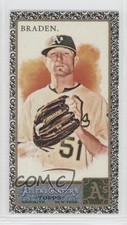 2011 Topps Allen & Ginter's Mini Black Border Dallas Braden #268 0h1
