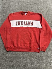 Indiana University Vintage 90s Russell Athletic Crewneck Sweatshirt Size XL USA
