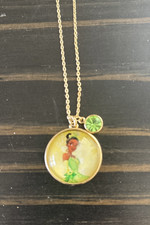 Disney Fine silver Plated Necklace Tiana Dreams Are The Spice Of Life