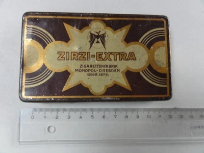 1 alte Zigarettendose Blech Zirzi - Extra - Bild 1 von 4