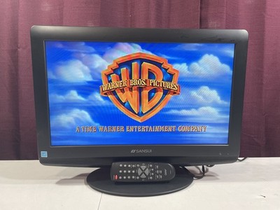 19'' Sansui 1080i LCD HD TV Monitor w/ Remote (Working 100%) VGA RCA