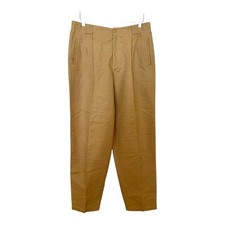 Liz Claiborne VTG High Rise Pleated Linen Blend Trousers Pants Brown Sz 16