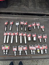 28pc Sears Craftsman Nos 1/2  Drive Socket Lo...