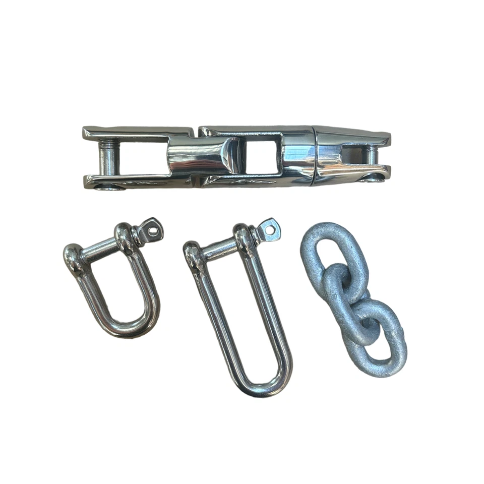 Super Sarca 2 Anchor + Swivel & Shackle Kit – For 4.5m-6m Boats, Mud, Sand, Reef - image 4 of 4
