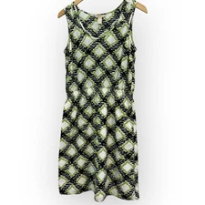 Banana Republic Dress Sleeveless Lightweight Resort Summer Green Preppy Size 6