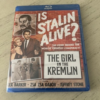 The Girl in Kremlin (Blu-ray) Lex Barker Zsa Zsa Gabor -  ULTRA RARE OOP NEW