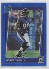 2021 Panini Donruss Optic Rated Rookie Blue Hyper Prizm Odafe Oweh #258 0b3