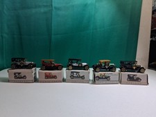 Set of 5 Vintage Readers Digest Collectible Miniature Diecast Classic Cars