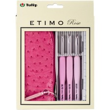 $58 Tulip Etimo Rose Cushion Grip Crochet Hoo...