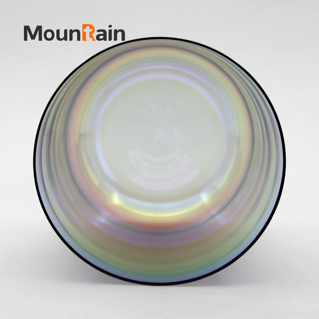 MountainRain Rainbow Bath Energy Cosmic Light Clear Crystal Singing Bowl
