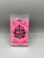 Rare Live The Classic Rock All Stars Cassette Classic Rock Records SEALED